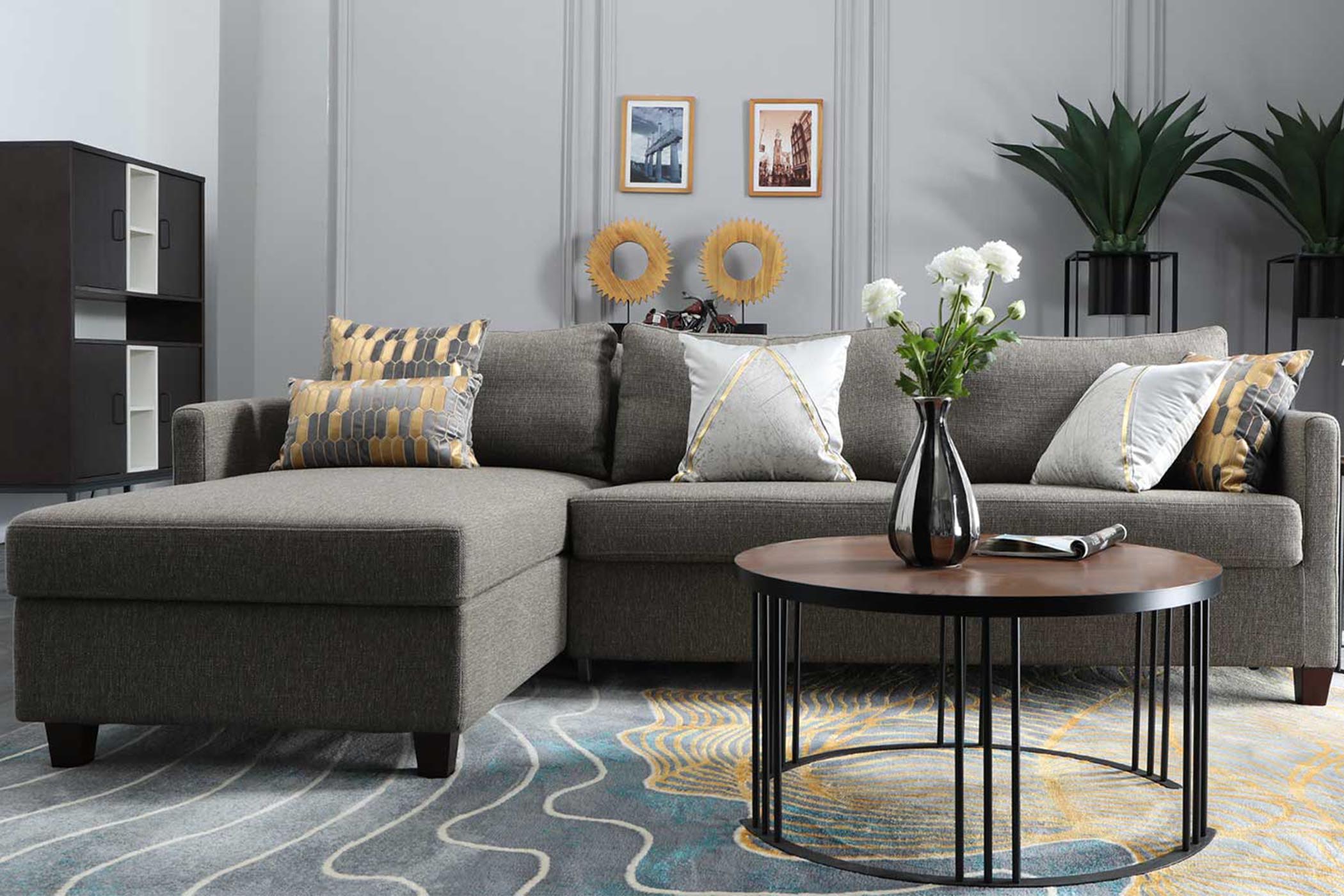 Living Room Solutions - Sectional Sofa bed GH002-G+BF