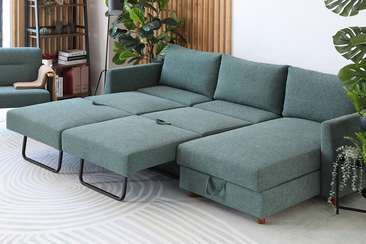 Sectional Reversiable Sofa Bed DH069-G+BF