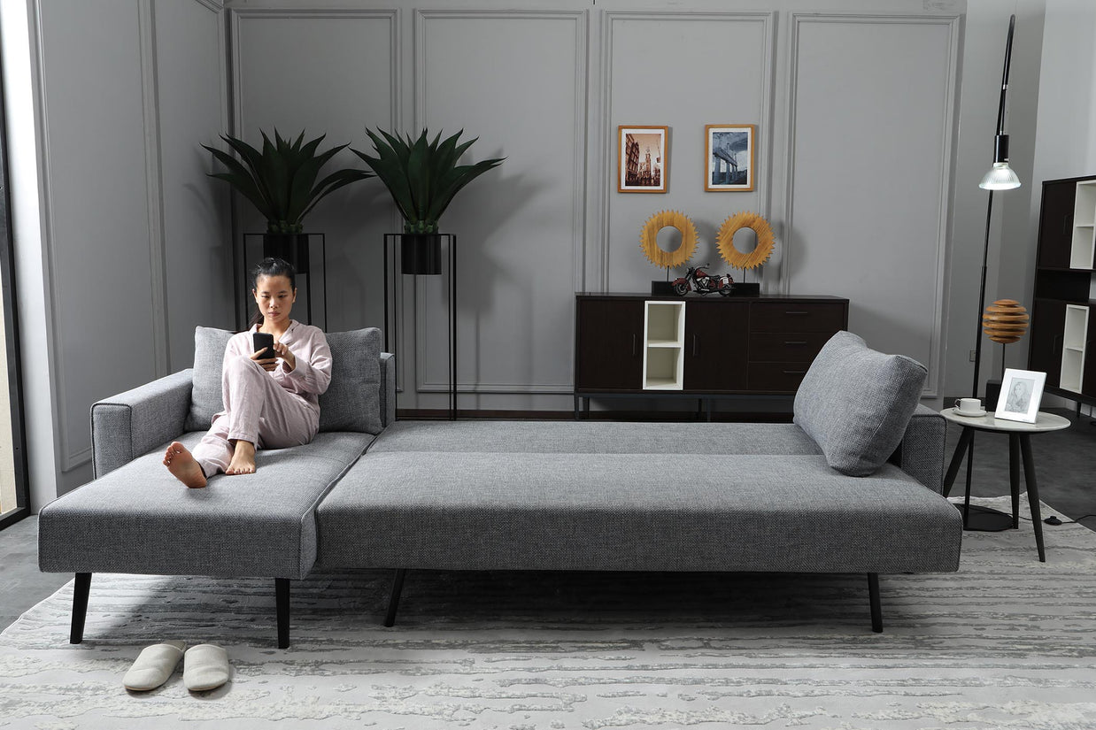 Sectional Reversible Sofa bed JH027-G+BF