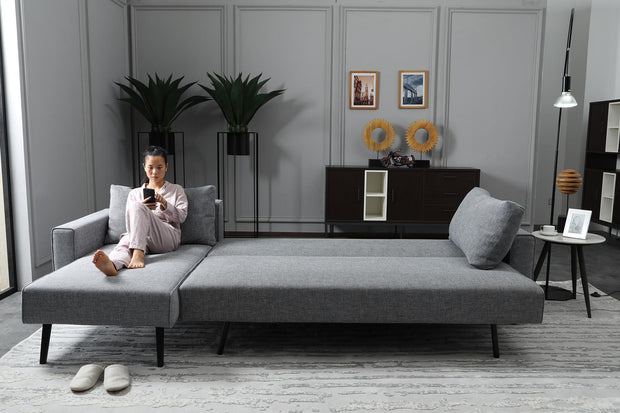 Sectional Reversible Sofa bed JH027-G+BF