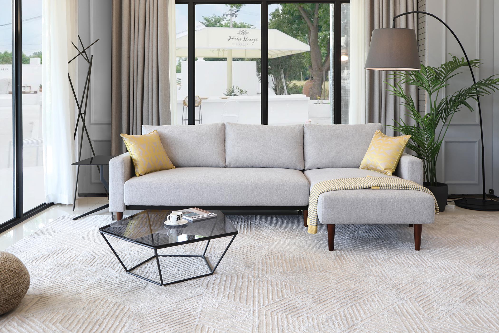 Sectional Reversible Sofa bed DH027-G+BF