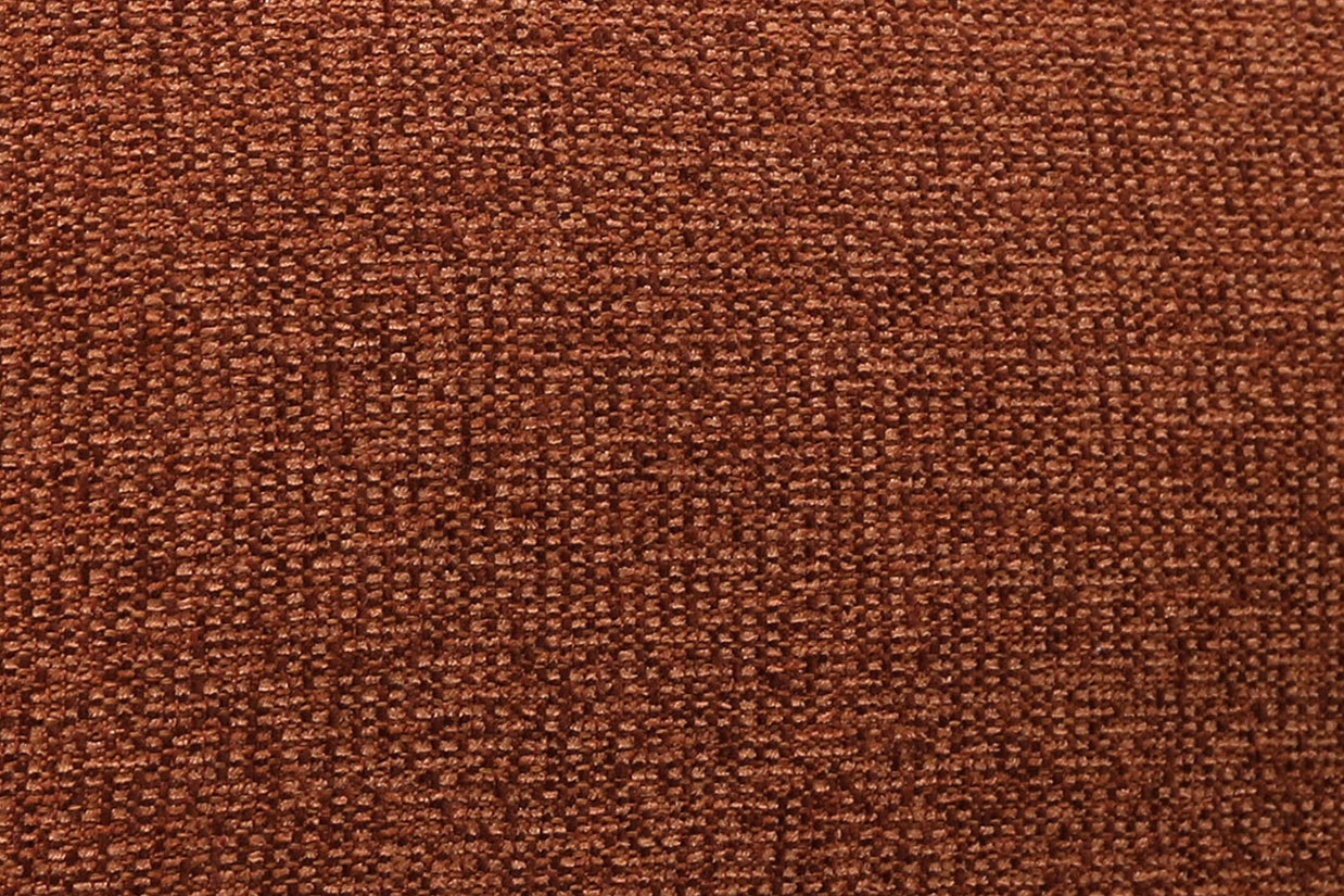 red-brown fabric display