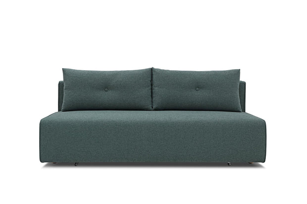 sofa bed - front view on white background