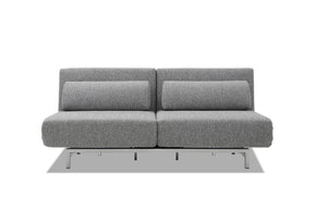 sofa bed - front view on white background