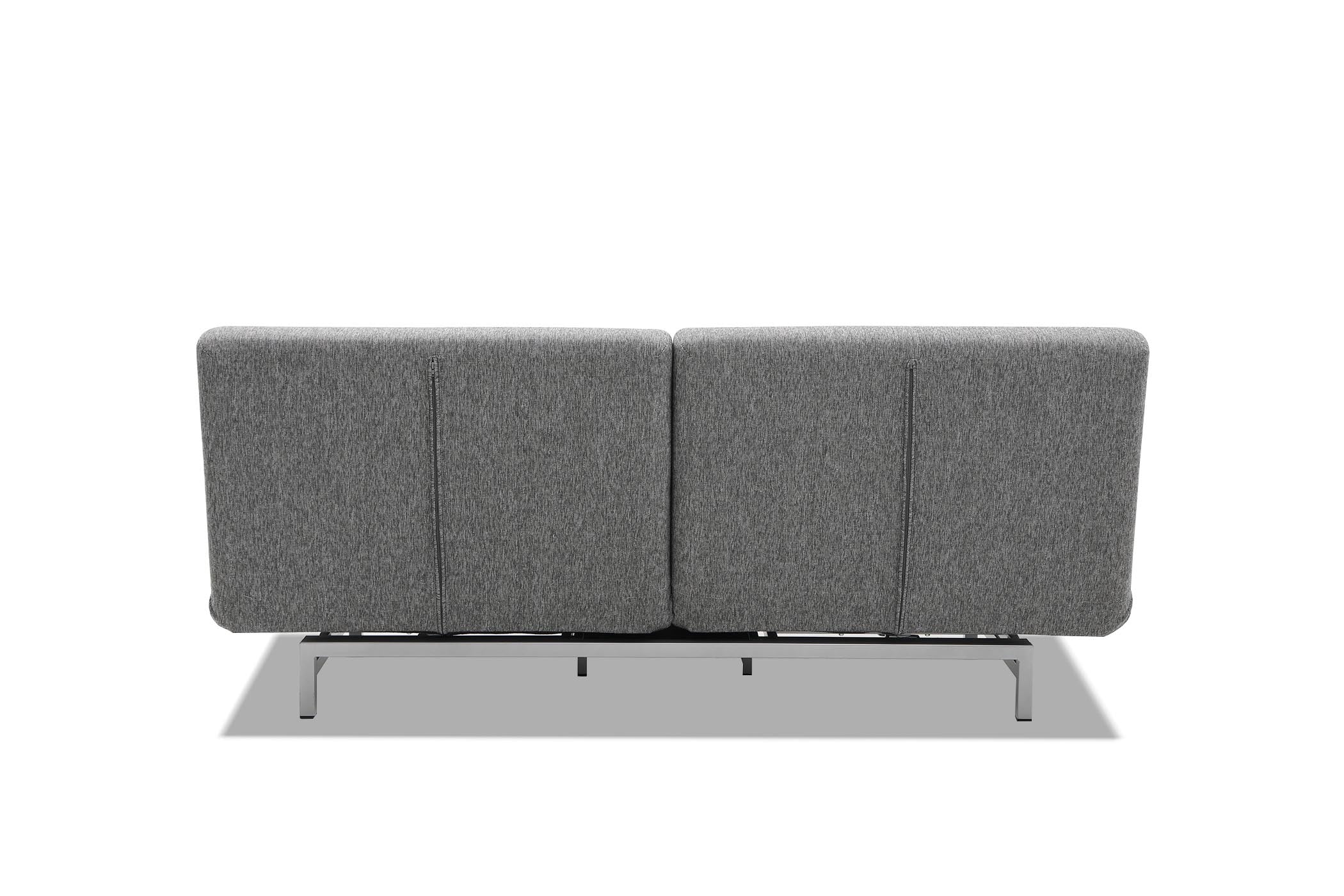 sofa bed- back view on white background