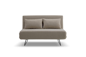 sofa bed - front view on white background