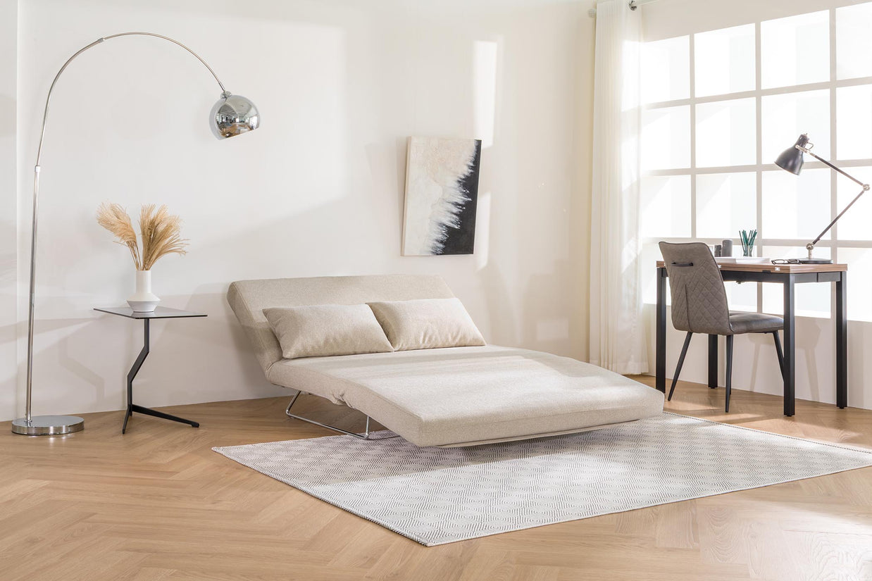 sofa bed in lounge mode in living room scene