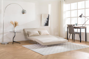 sofa bed in lounge mode in living room scene