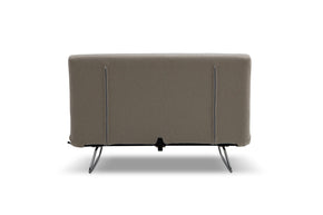 sofa bed- back view on white background