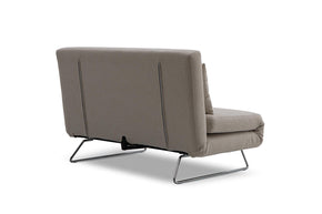 sofa bed- back view on white background