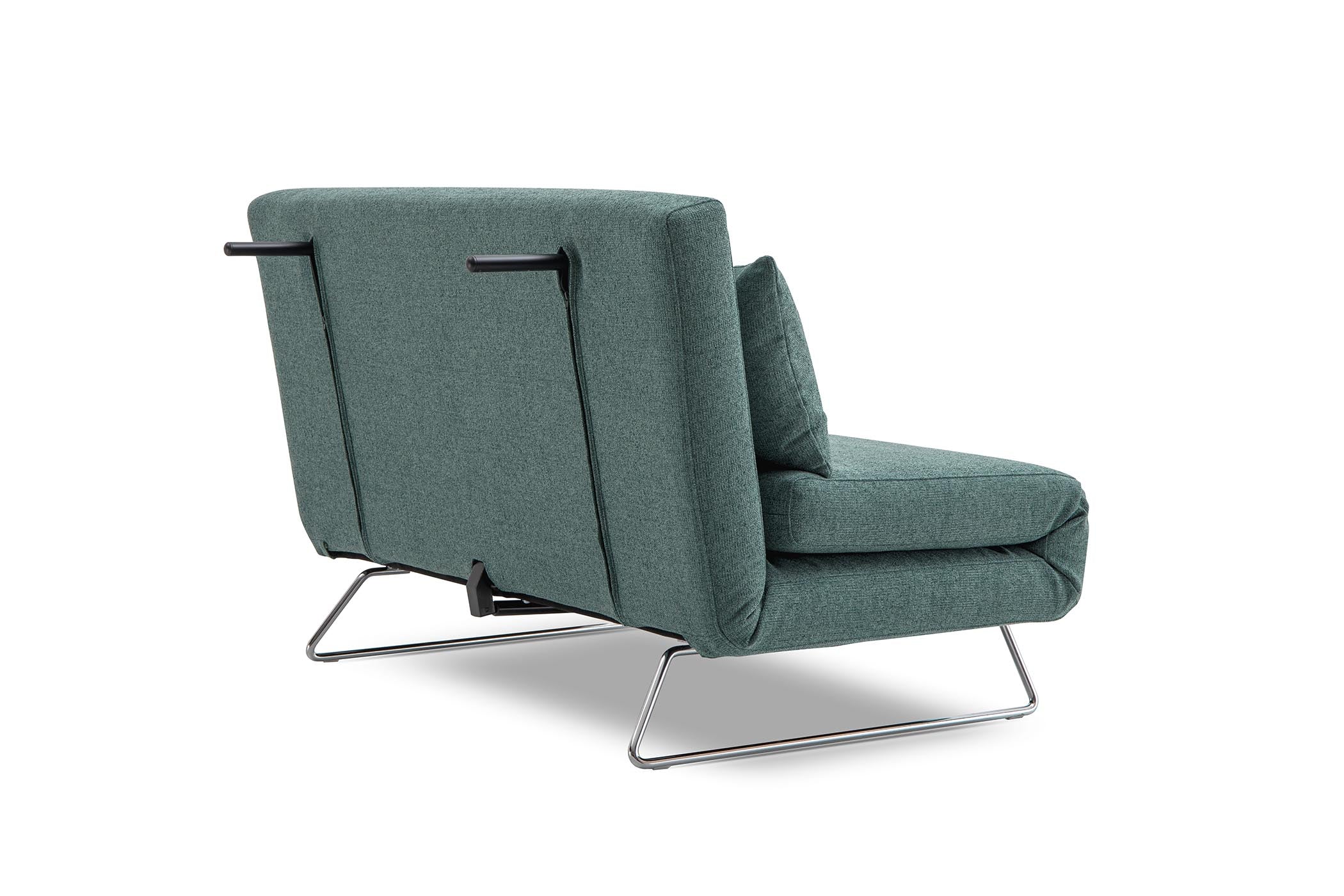 sofa bed opening back legs- on white background