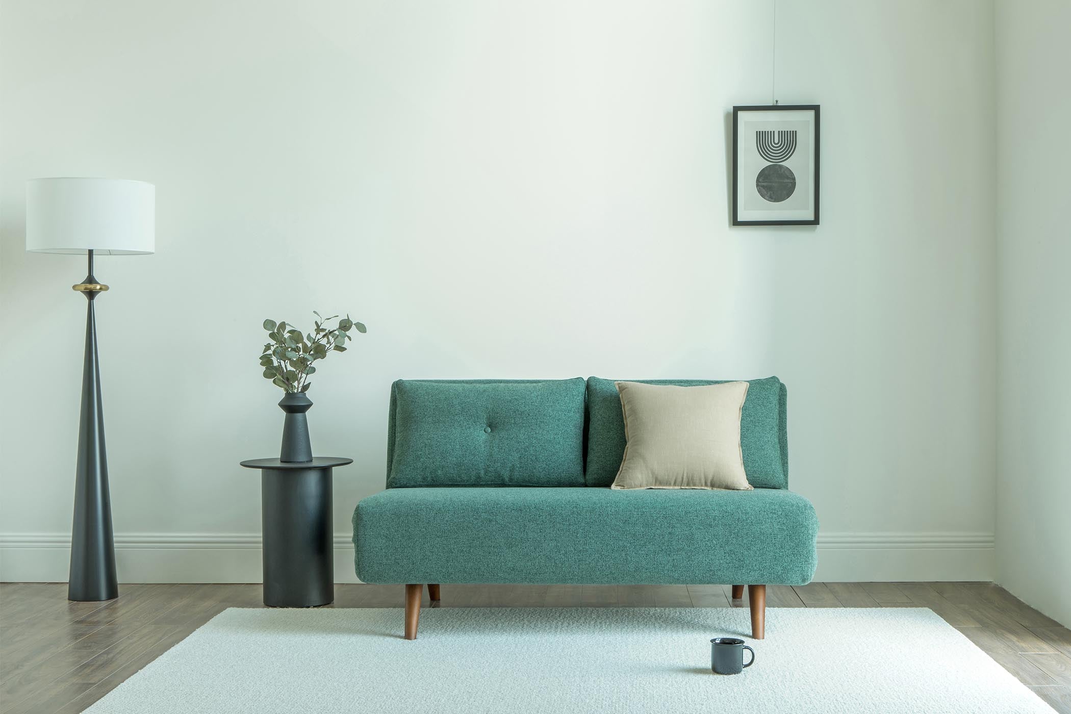 sofa bed scene display